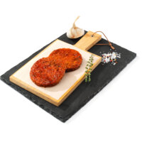 Een afbeelding van AH BBQ vegetarisch gemarineerde burger