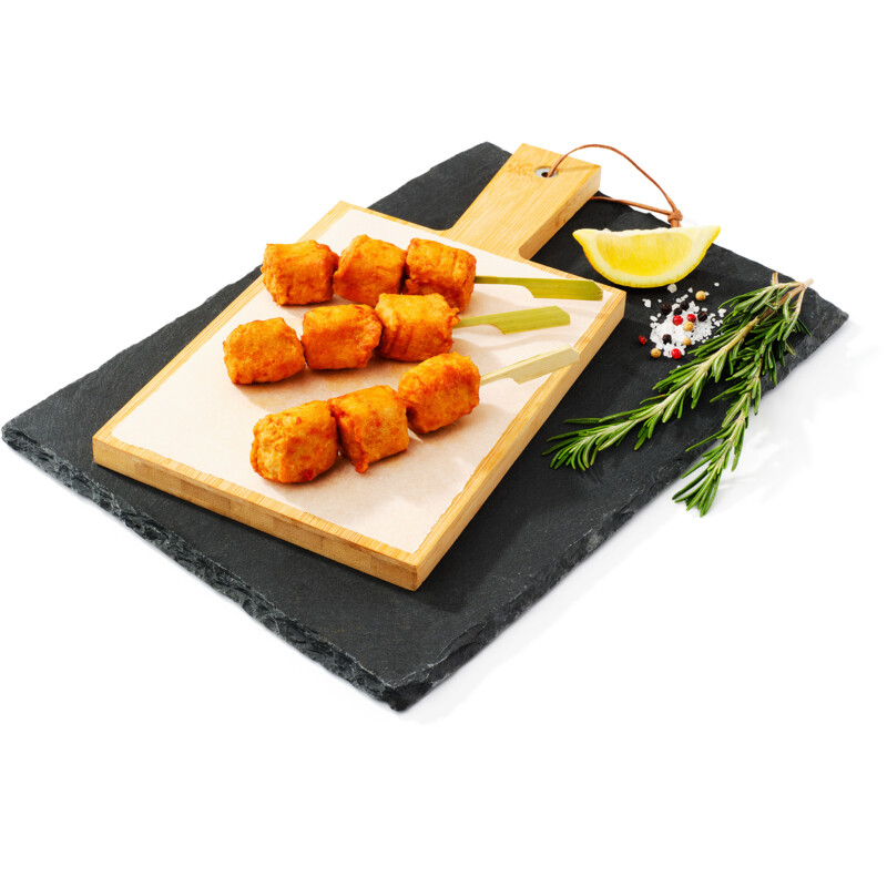 Een afbeelding van AH BBQ vegetarische kipspies sweet chili