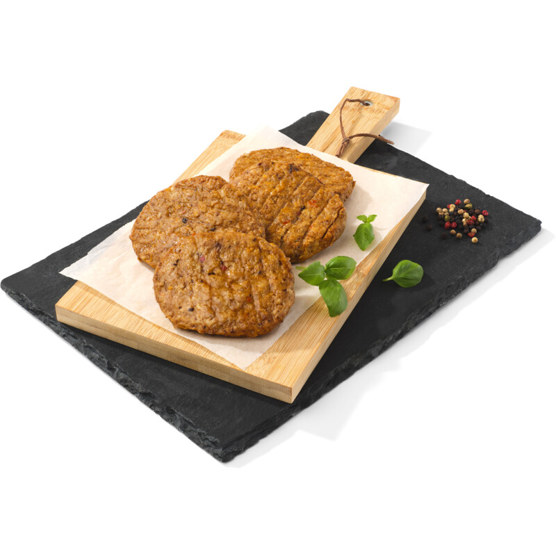 Een afbeelding van AH BBQ hamburger