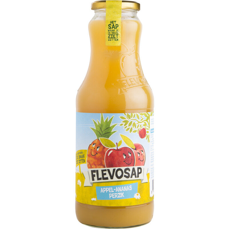 Een afbeelding van Flevosap Appel-ananas-perzik