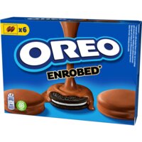 Een afbeelding van Oreo Koekjes omhuld met melkchocoladesmaak