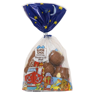 pdp-image-Superchoc Sinterklaas figuren melk décoré bel