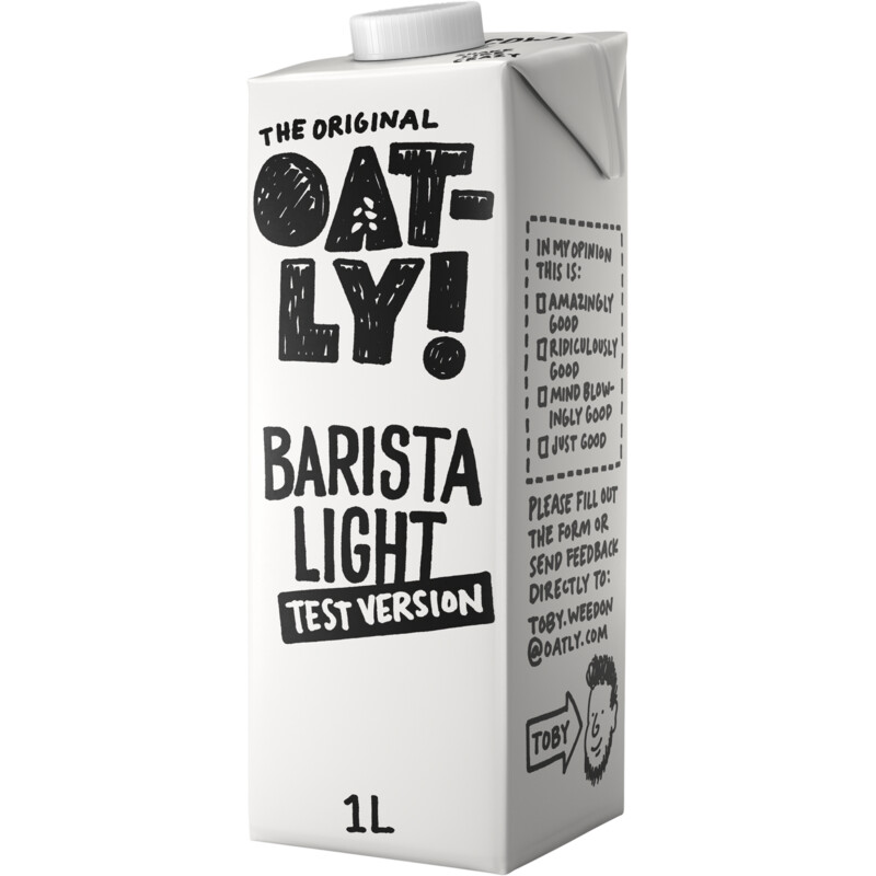 Een afbeelding van Oatly! Barista edition lighter taste