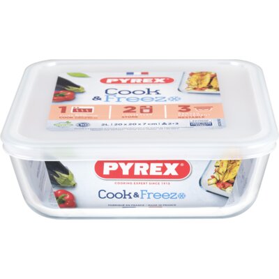 pdp-image-Pyrex Bewaarschaal cook & freeze 2 liter