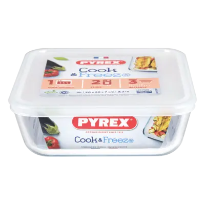 pdp-image-Pyrex Bewaarschaal cook & freeze 2 liter