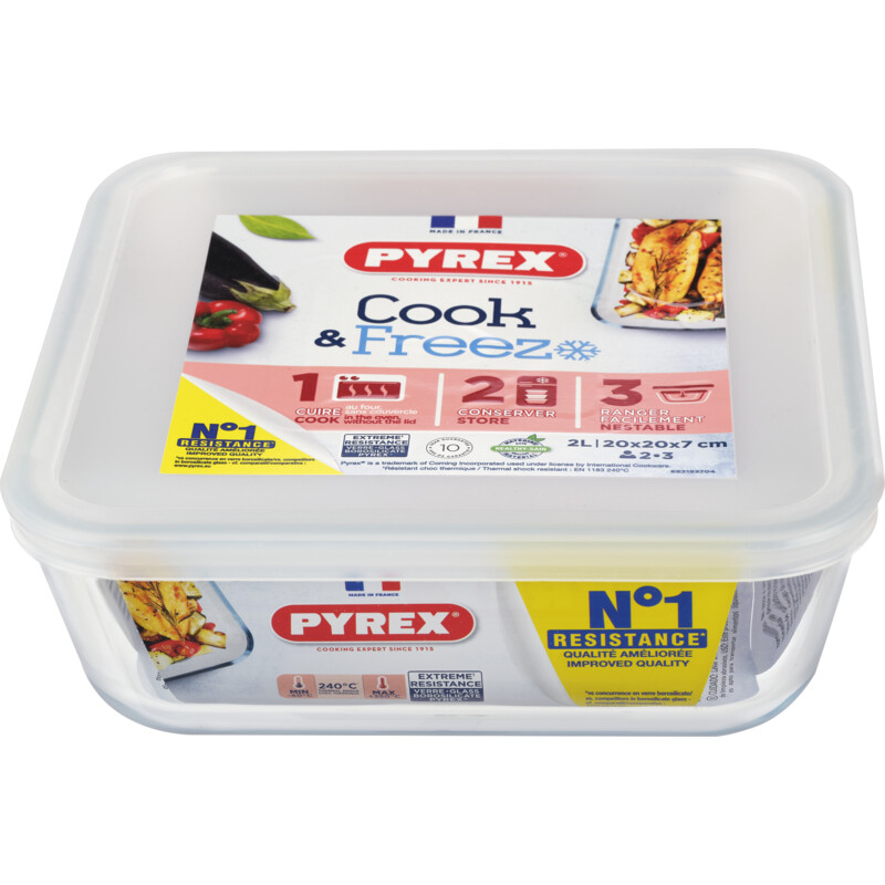 Een afbeelding van Pyrex Bewaarschaal cook & freeze 2 liter