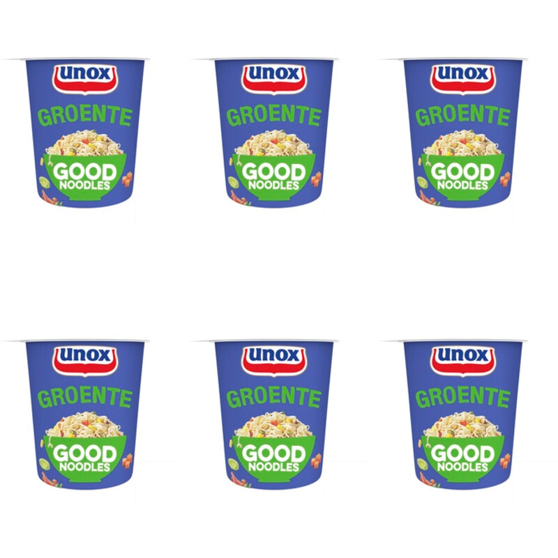 Een afbeelding van Unox Good Noodles Cup Groenten 6-pack