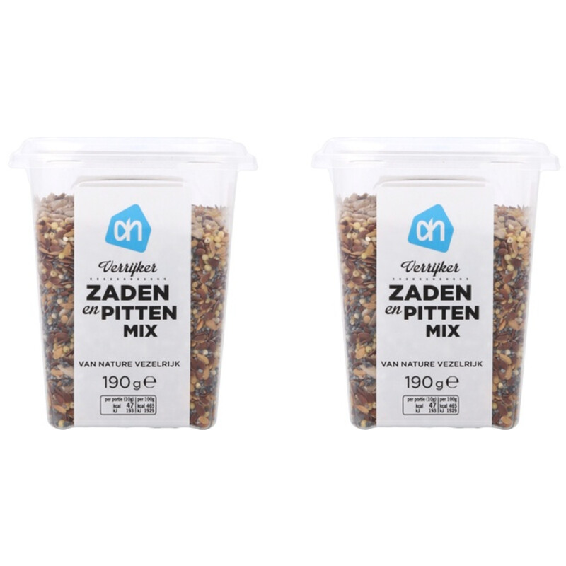 Een afbeelding van AH ontbijt zaden en pittenmix 2-pack