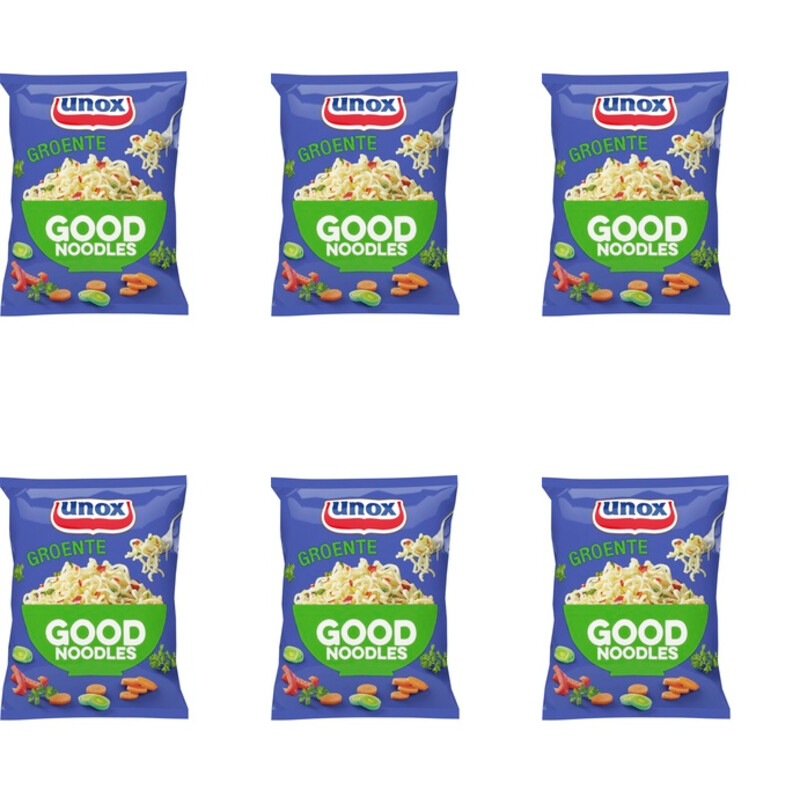 Een afbeelding van Unox Good Noodles Groenten 6-pack