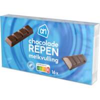 Een afbeelding van AH Chocolade repen melkvulling