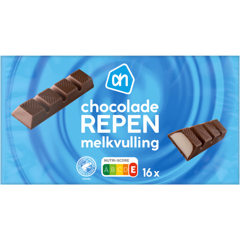 Een afbeelding van AH Chocolade repen melkvulling