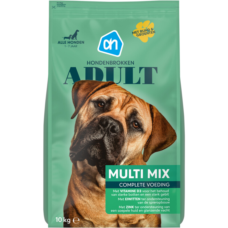 Een afbeelding van AH Hondenbrokken adult multi mix
