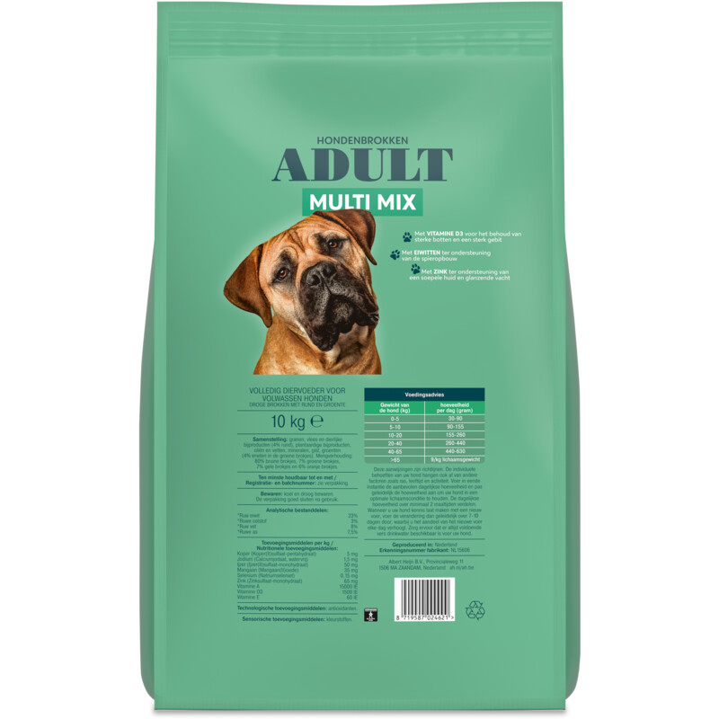 Een afbeelding van AH Hondenbrokken adult multi mix
