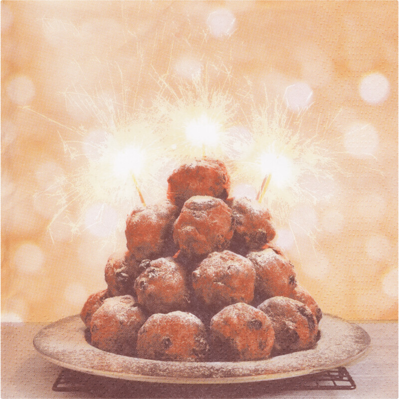 Een afbeelding van AH Servet oliebol 33x33cm