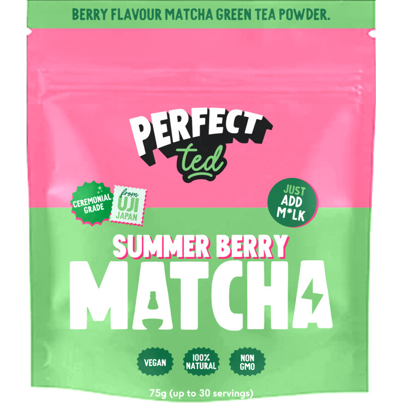 Een afbeelding van Perfect Ted Summer berry matcha powder