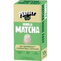 Een afbeelding van Perfect Ted Matcha vanille capsules