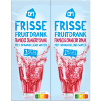 Een afbeelding van AH Frisse fruitdrank framboos 1kcal