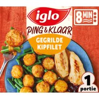 Een afbeelding van Iglo Ping & klaar gegrilde kipfilet met rösti