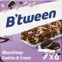 Een afbeelding van Hero B'tween mueslireep cookies & cream