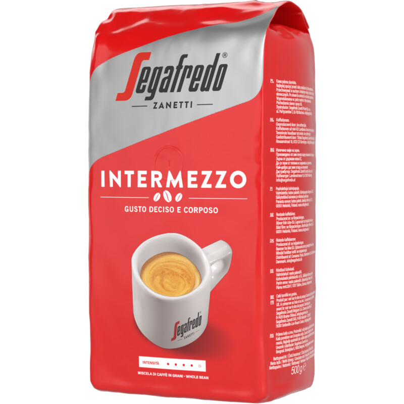 Een afbeelding van Segafredo Intermezzo bonen