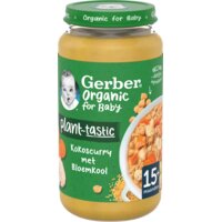 Een afbeelding van Gerber Organic Baby kokoscurry 15m+