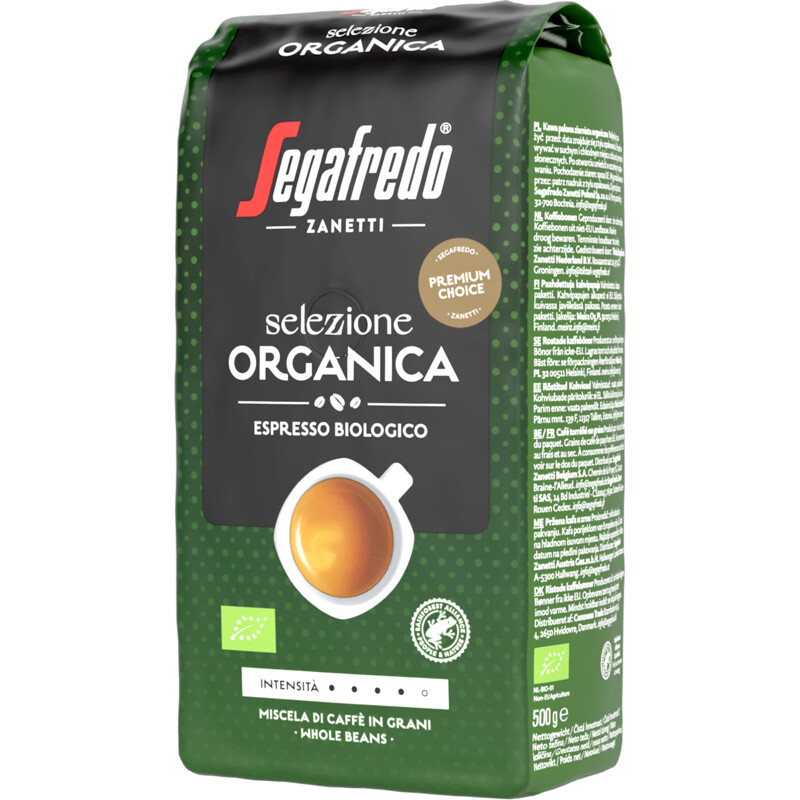 Een afbeelding van Segafredo Selezione organica espresso bonen