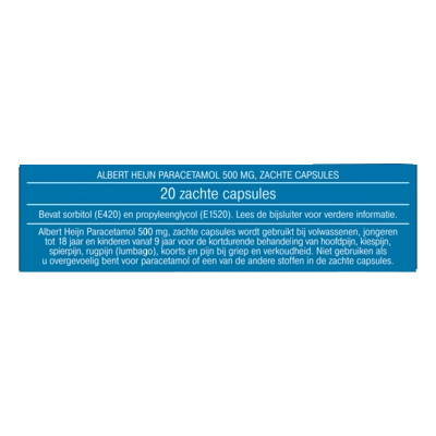 pdp-image-AH Paracetamol 500mg zachte capsules