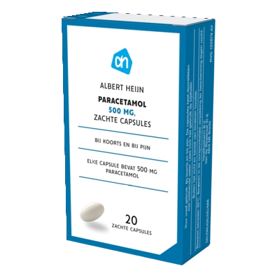 pdp-image-AH Paracetamol 500mg zachte capsules