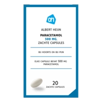 AH Paracetamol 500mg zachte capsules
