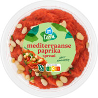 Een afbeelding van AH Terra Plantaardig Mediteraanse paprika spread
