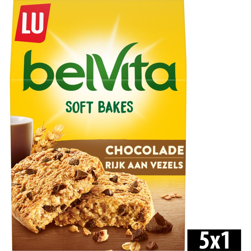 Een afbeelding van Liga Belvita soft bakes chocolade