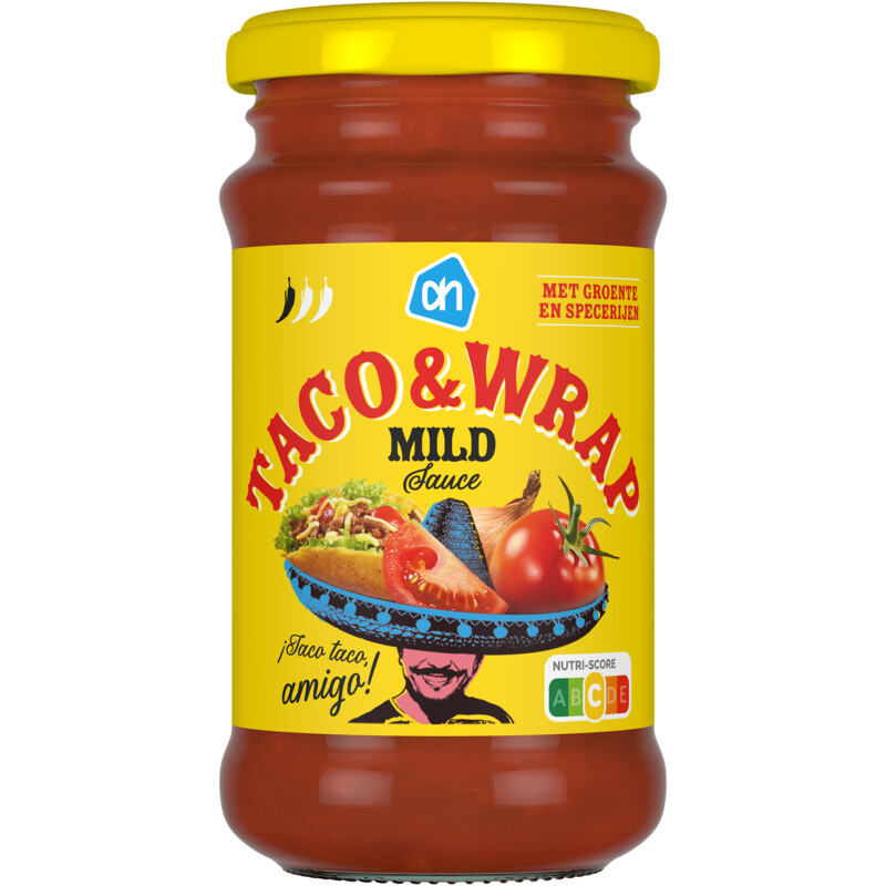 Een afbeelding van AH Taco saus mild