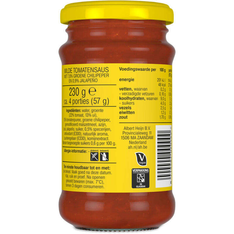 Een afbeelding van AH Taco saus mild