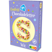 Een afbeelding van AH Letter confetti wit