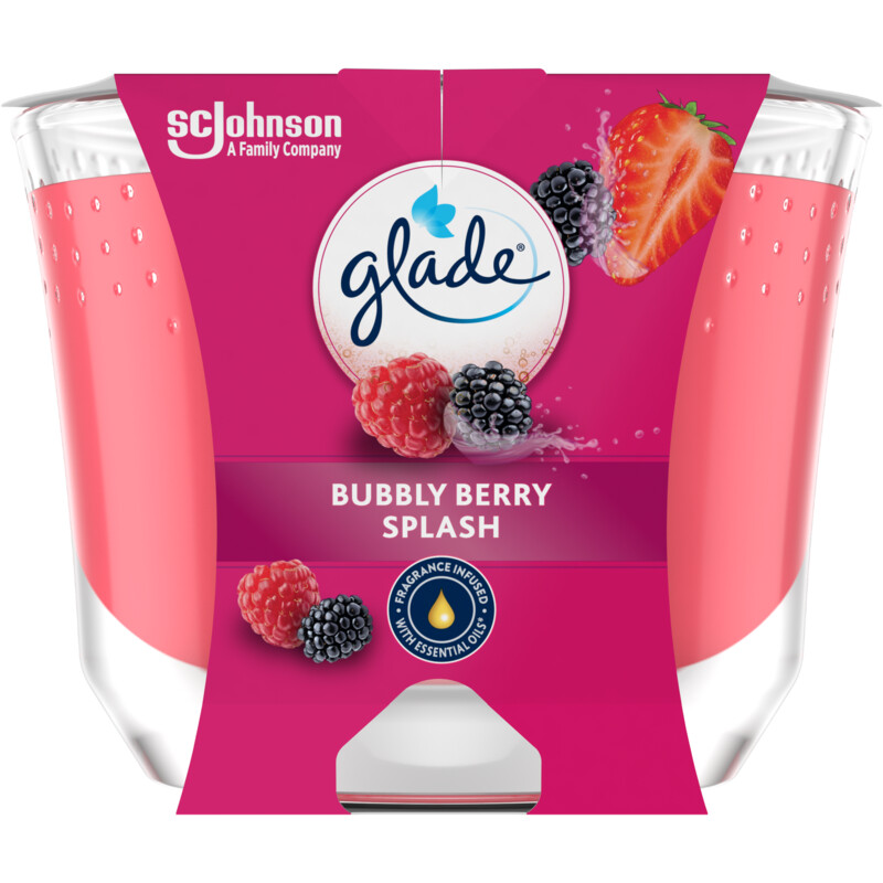 Een afbeelding van Glade Geurglas bubbly berry splash raapzaadwas