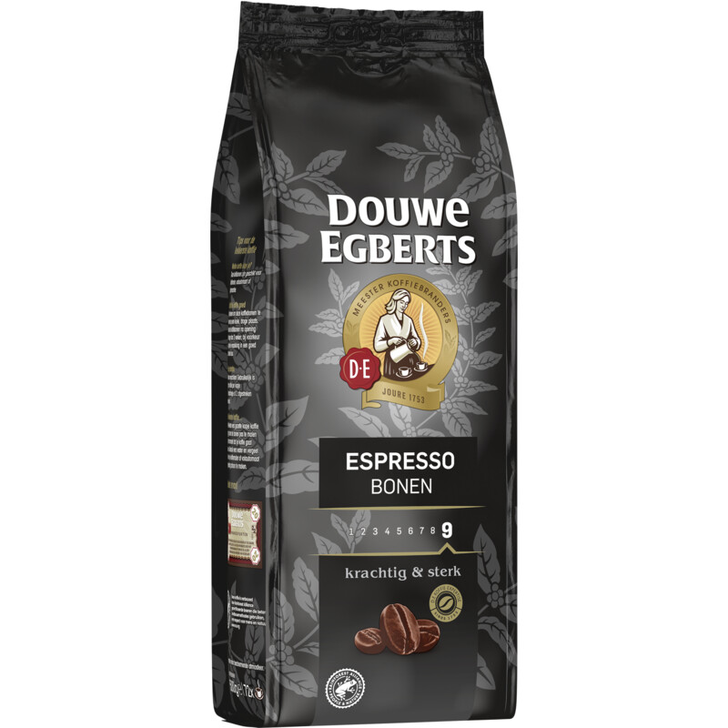Een afbeelding van Douwe Egberts Espresso bonen