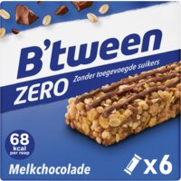 Een afbeelding van Hero B'tween zero mueslireep melkchocolade