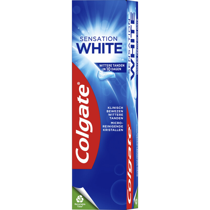 Een afbeelding van Colgate Tandpasta Sensation White