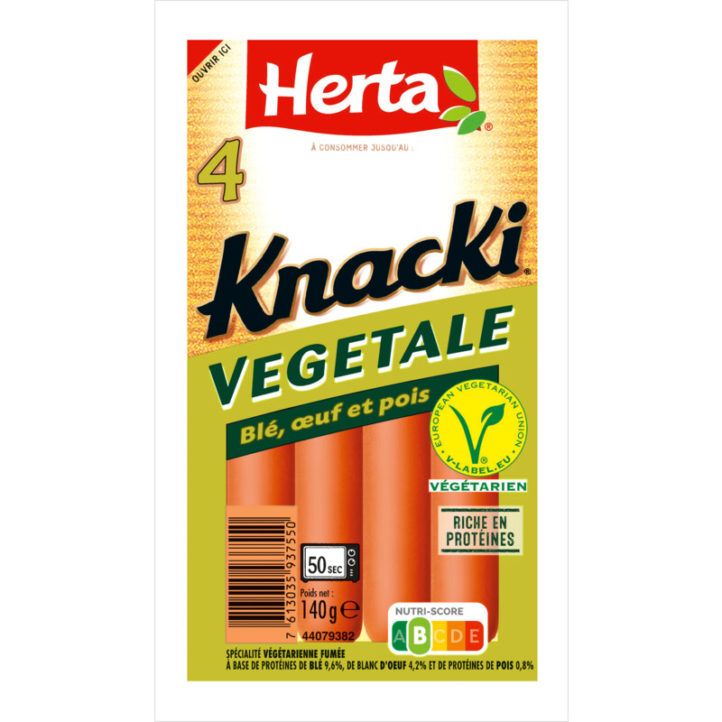 Een afbeelding van Herta Knacki veggie
