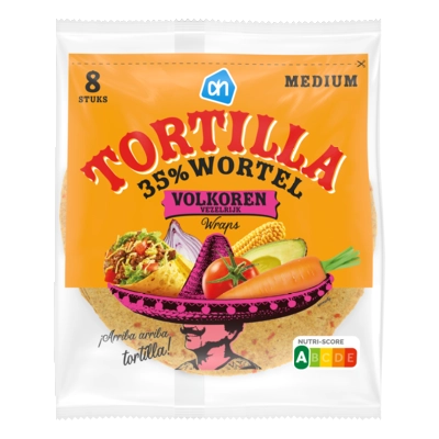 pdp-image-AH Tortilla 35% wortel volkoren wraps
