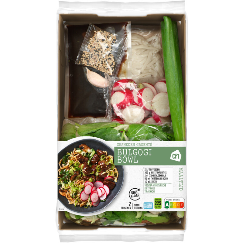 Een afbeelding van AH Gesneden verspakket bulgogi bowl