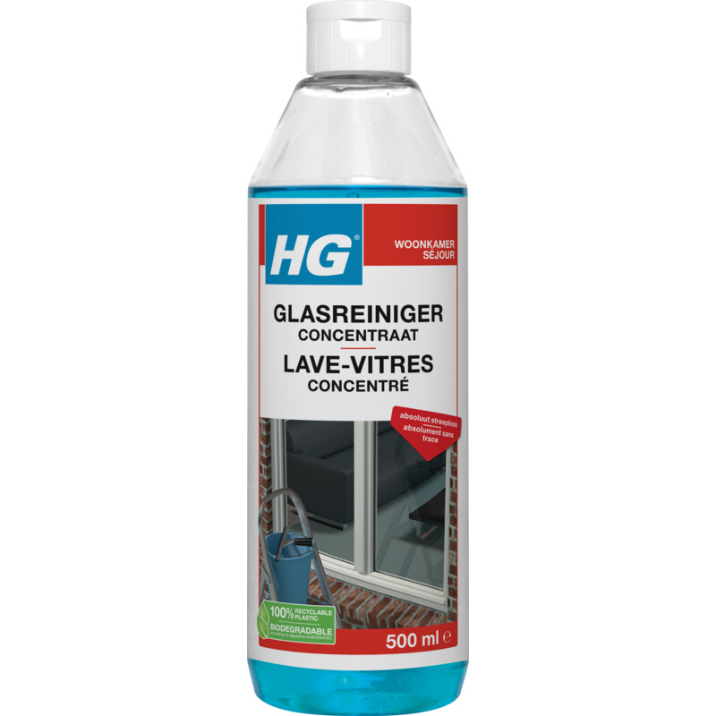 Een afbeelding van HG Glasreiniger concentraat