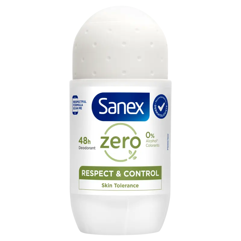 Zero% respect control deodorant roller