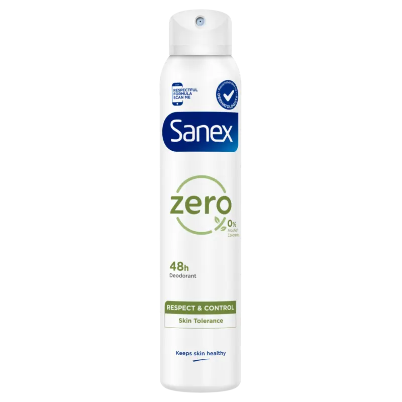 Sanex Zero% respect control deodorant spray