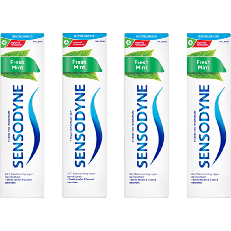 Een afbeelding van Sensodyne Fresh Mint 4-pack