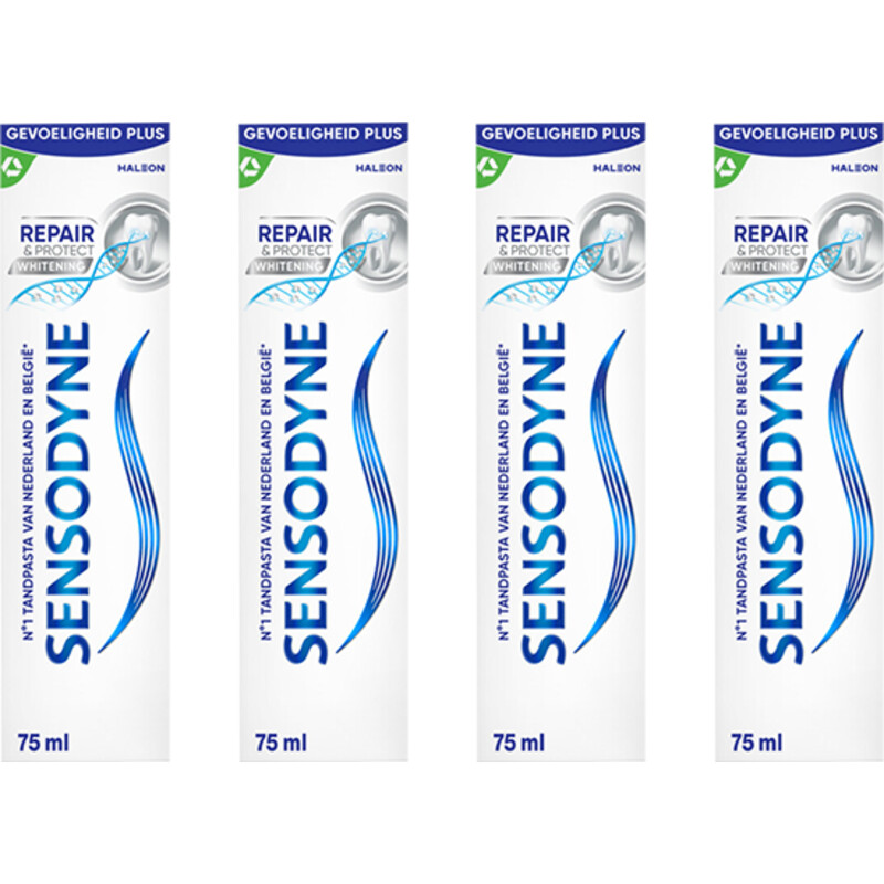 Een afbeelding van Sensodyne Repair & Protect whitening 4-pack