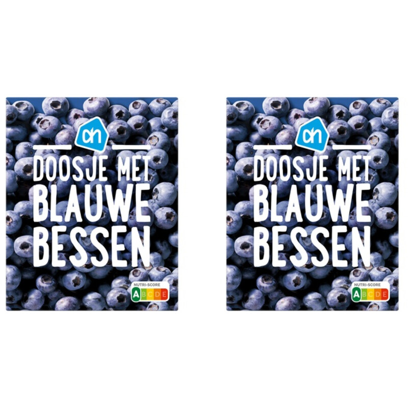 Een afbeelding van AH Doosje met blauwe bessen 2-pack