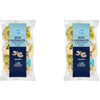 Een afbeelding van AH Wokgarnalen knoflook & peterselie 2-pack