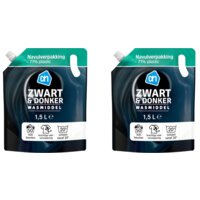 Een afbeelding van AH wasmiddel zwart navul 2-pack