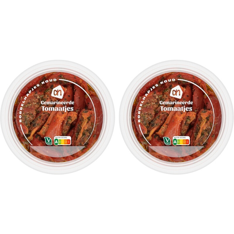 Een afbeelding van AH Gemarineerde tomaatjes 2-pack